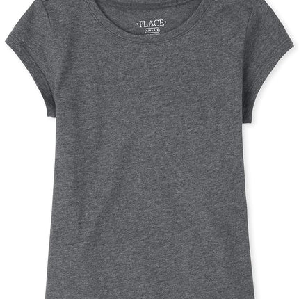 The Children's Place Girls' Short Sleeve Basic Layering T-Shirt
