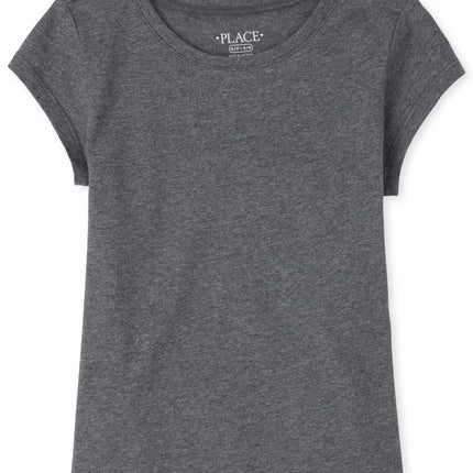 The Children's Place Girls' Short Sleeve Basic Lay