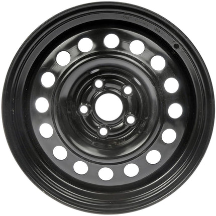 Dorman 939-104 Roue en acier 15 x 6 po compatible avec certains modèles Toyota, noire