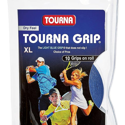 Tourna Blister Overgrip, unisex, blue