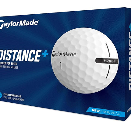 TaylorMade Distance+ Golf ball,white