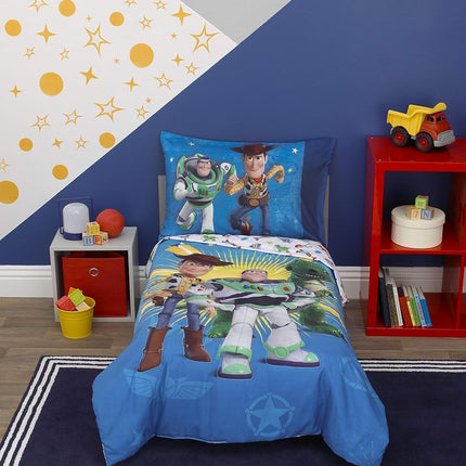 Toy Story Toys in Action 4pc Toddler Bed Set