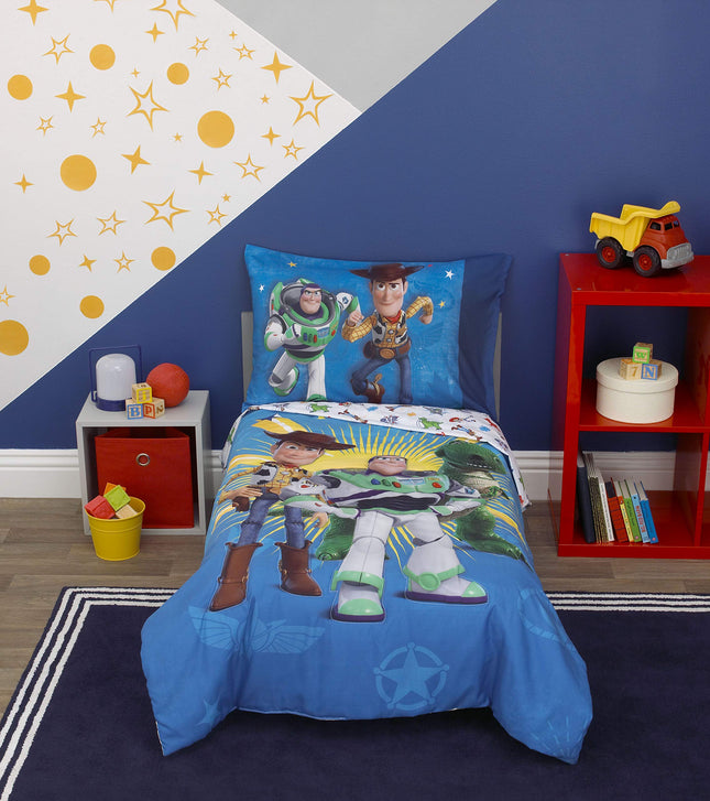 Toy Story Toys in Action 4pc Toddler Bed Set