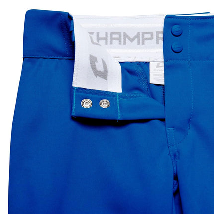 CHAMPRO Girls Tournament Traditional Low-Rise Pant, Royal, L