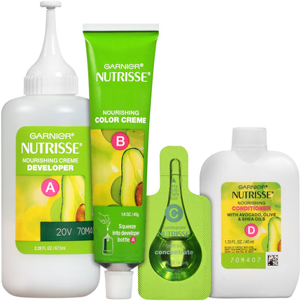 Garnier Nutrisse Nutrisse Tinte Castaño Mediano Dorado Marrón Castaño Mediano Dorado Marrón (Paquete de 3) de Garnier