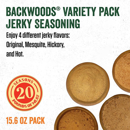 LEM Products 9156 Backwoods Jerky seasonings variety pack classic
