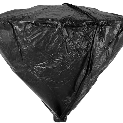 Fire Sense 02054 Outdoor Vinyl Head Cover LPG Patio Heaters Heavy Duty 10 Gauge Felt Lined Waterproof Weather Resistant with 32" Reflectors - Black