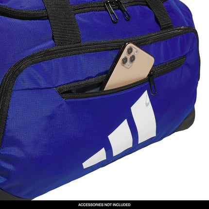 Adidas Defender 5.0 Duffel Bag, durable travel gym sports bag for men and women, Team Royal Blue, Small (42L), Defender 5.0 Duffel Bag, Durable Travel Gym Sports Bag for Men and Women