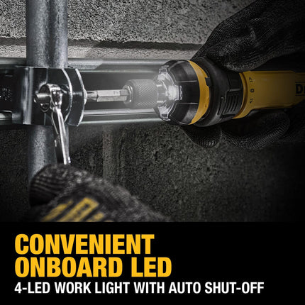 Destornillador inalámbrico DEWALT USB recargable con control FLEXDRIVE y juego de puntas de destornillador, destornillador eléctrico inalámbrico con luz LED (DWHT66719)