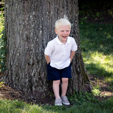 French Toast Little Boys' Toddler Pull-On Short, Navy, 4T