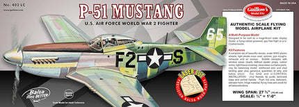 Guillow's P51 Mustang Laser Cut Model Kit