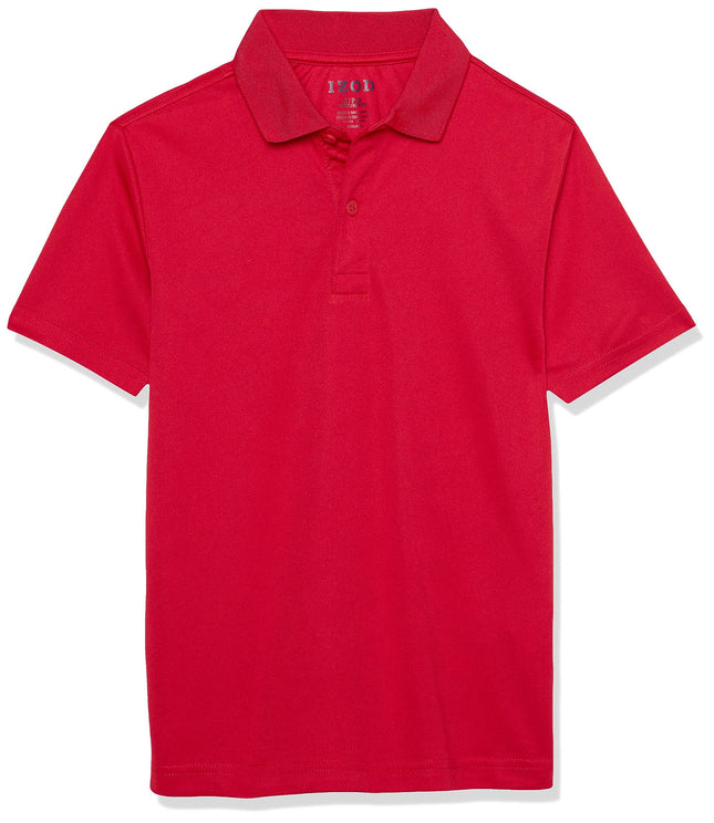 IZOD Boys' School Uniform Short Sleeve Polo Shirt,