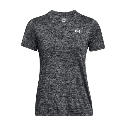 Under Armour Women's Tech Short Sleeve Crew Twist, Comfortable Women's T-Shirt with Fast-Drying Material, Breathable Sports T-Shirt for Women Black