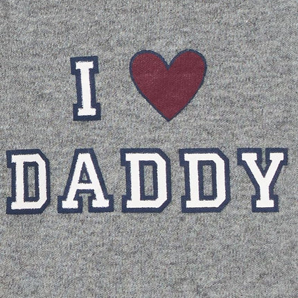 Hudson Baby Unisex Baby Cotton Long-Sleeve Bodysuits, Boy Daddy 3-Pack, Preemie, Boy Daddy 3-pack, Preemie