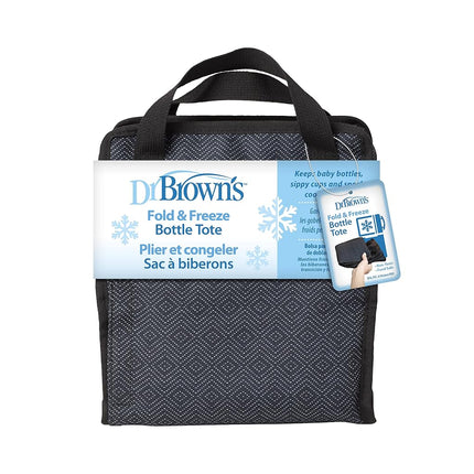 Dr. Brown’s Fold & Freeze Bottle Tote Black