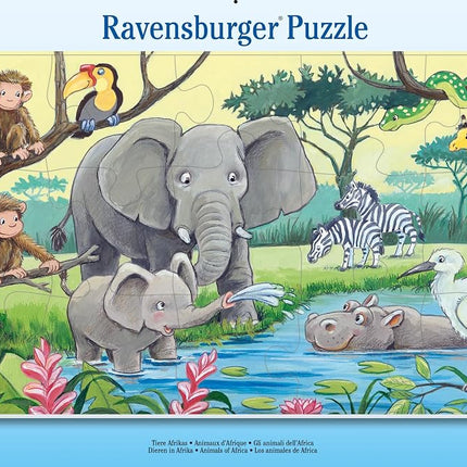 Ravensburger Children's Puzzle 06136 Africa Animal