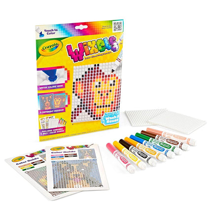 Crayola Wixels Animals Activity Kit, Pixel Art Coloring Set, Gift for Kids, Ages 6, 7, 8, 9