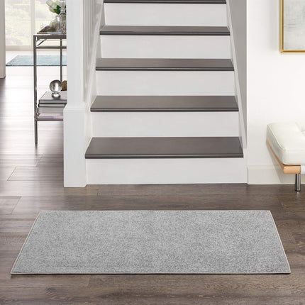 Nourison Essentials Indoor/Outdoor Silver Grey 2' 
