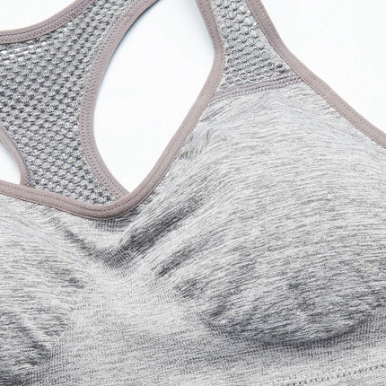 Maidenform Girls' Seamless Racerback Sports Bra, Grey, Small