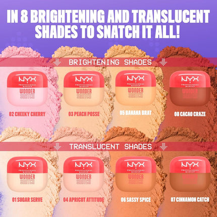 NYX Professional Makeup Loose Setting Powder Wonder Snatch Peach Posse