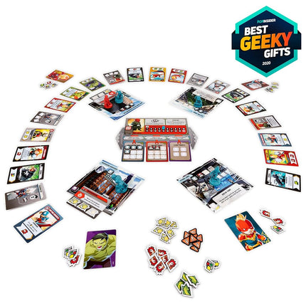 Marvel United, juego de mesa de estrategia con cartas de superhéroes, paquete de cómics con expansión de Spiderman y Dr. Strange, para adultos y niños de 14 años en adelante (exclusivo de Amazon)