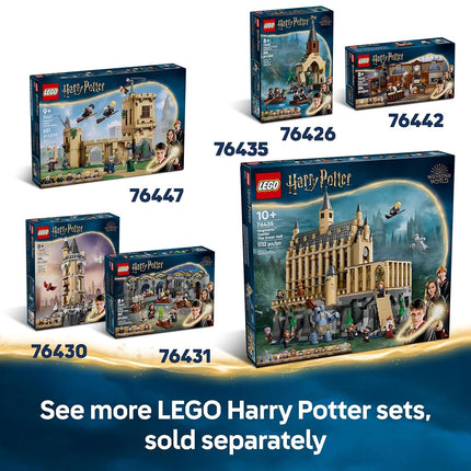 LEGO Harry Potter Hagrid & Harry’s Motorcycle Ride - Play and Display Motorbike Toy with a Sidecar & Hedwig Owl Figure - Wizarding World Gift for 9+ Year Old Girls & Boys - 76443