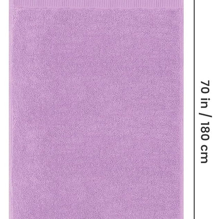 Utopia Towels Luxurious Jumbo Bath Sheet 2 Piece, 600 GSM, 35 by 70 Inches, 100% Ring Spun Cotton, Highly Absorbent and Quick Dry Extra Large Bath Towel, Super Soft Towel, Lavender