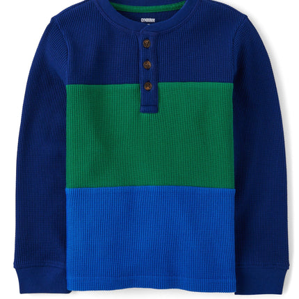 Gymboree Boys' and Toddler Long Sleeve Henley Shir