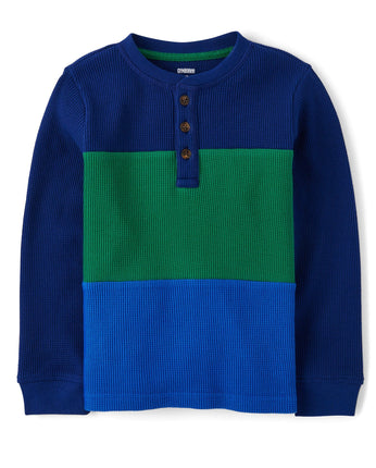 Gymboree Boys' and Toddler Long Sleeve Henley Shir