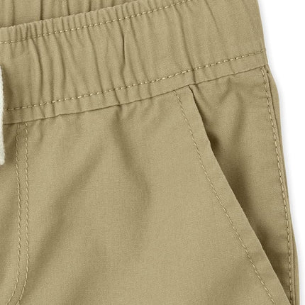 The Children's Place Boys' Pantalones Cortos Deportivos de Mezcla de Lino, Paquete de 3, Talla 14 de EE. UU.