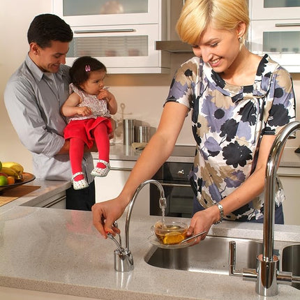InSinkErator F-HC1100C Contemporary Instant Hot & Cold Water Dispenser, Chrome, One Size