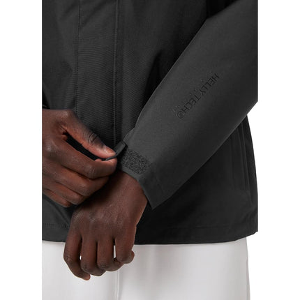Helly Hansen Mens Seven J Rain Jacket, XL, Black