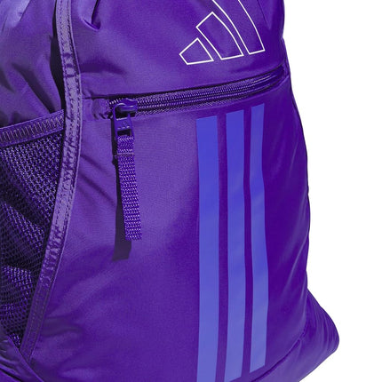 adidas Alliance Sackpack, Pure Purple/White/3, One Size, Sackpack