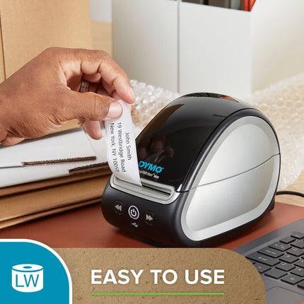 DYMO Original LabelWriter Durable Labels | 25mm x 89mm | White Poly | 2 Rolls of 350 (700 Self-Adhesive Labels) | High-Performance | for LabelWriter Label Makers