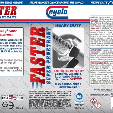 Cyclo Heavy Duty Faster Super Penetrant, 11 fl oz