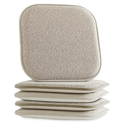 Elegant Comfort 4 Pack Chair Cushion Covers - Skid