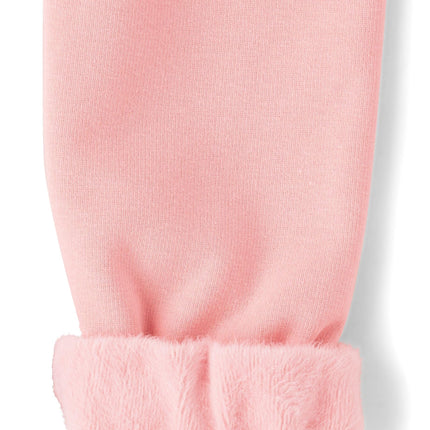 The Children's Place Girls' Winter Warm Active Pants, Fuzzy Pink, X-Large