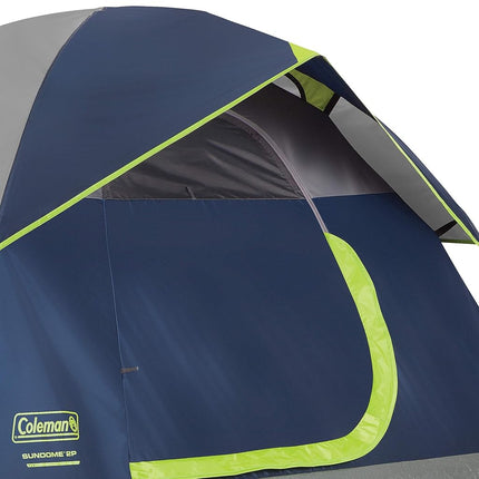 Coleman 4011658-SSI Coleman Sundome 2 Tienda 7x5 pies Azul - multi, N/A