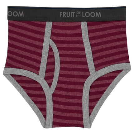 Fruit of the Loom Boys' Tag Free Cotton Briefs - multi - L
