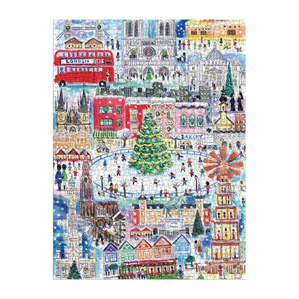 Michael Storrings Christmas Around The World 1500 Piece Puzzle