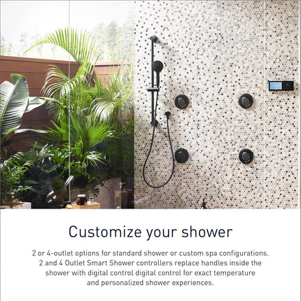 Moen S3102, Bathroom U Digital Shower Valve, 2-Outlet