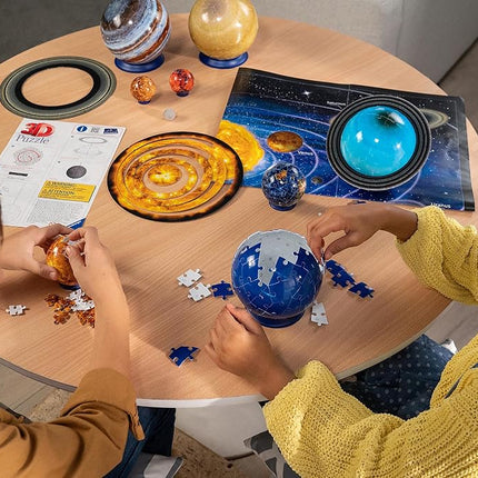Ravensburger 3D Puzzle Ball - Solar System - Ages 9+, 54 Pieces