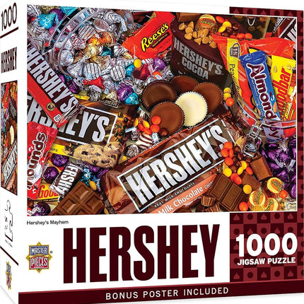 MasterPieces 1000 Piece Jigsaw Puzzle for Adults, Family, Or Youth - Hershey's Mayhem - 19.25"x26.75"