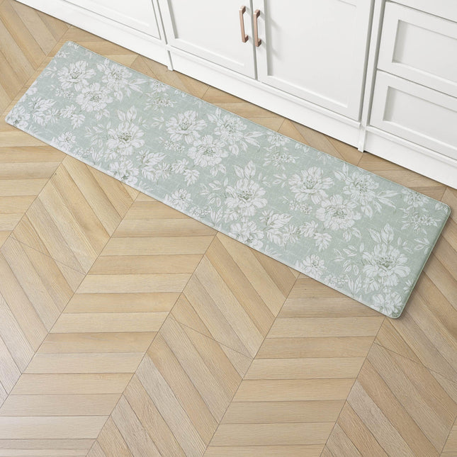 Laura Ashley - Anti-Fatigue Kitchen Mat, Iris Flor