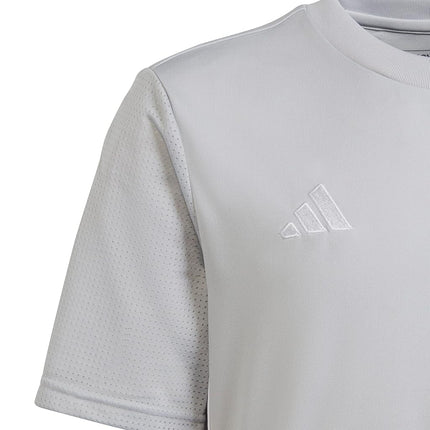 adidas Kids' Tabela 23 Jersey, Team Light Grey/White, Small