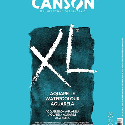 CANSON XL Watercolour 300gsm A4 Paper, Cold Presse