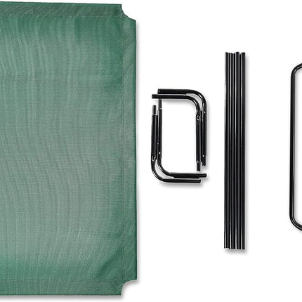 Amazon Basics Cooling Elevated Pet Bed, Extra Large (153 x 94 x 23 centimeters), Green