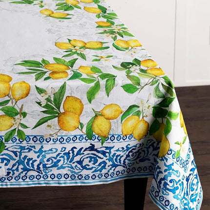 Maison d' Hermine Table Cloth Rectangle Table Reusable 100% Cotton 70"x120"