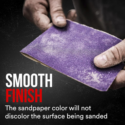 3M Advanced Sandpaper, 20-Pack, 150 Grit, 3M Pro Grade Precision, Features No-Slip Grip Backing, 9-in x 11-in, For Sanding Wood, Drywall, or Metal, Can be Used on Wet or Dry Surfaces (‎26150CP-P-G)