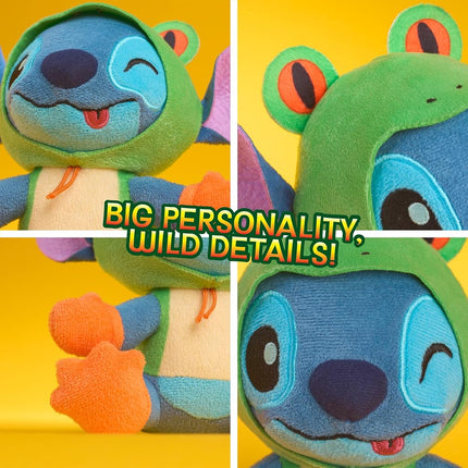 Disney Stitch Goes Wild Small Plush - Stitch Frog by Just Play